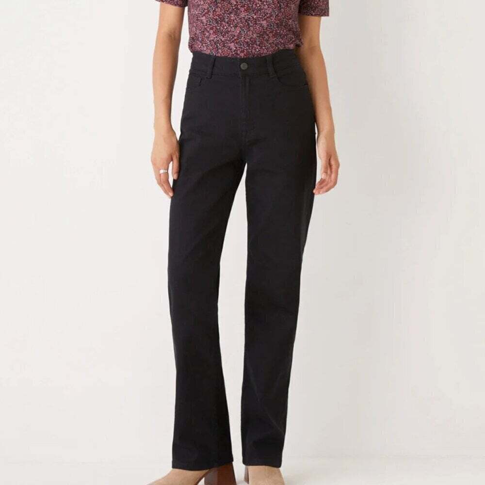 Frank and Oak Black Jane Straight Jeans Size 4